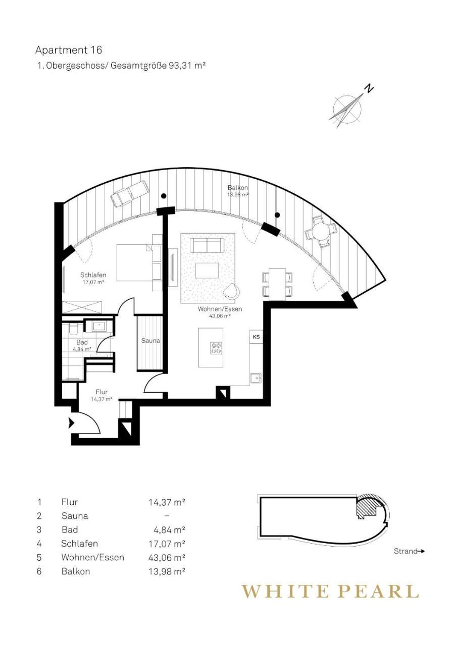 White Pearl Apartment 1.16 Timmendorfer Strand Εξωτερικό φωτογραφία